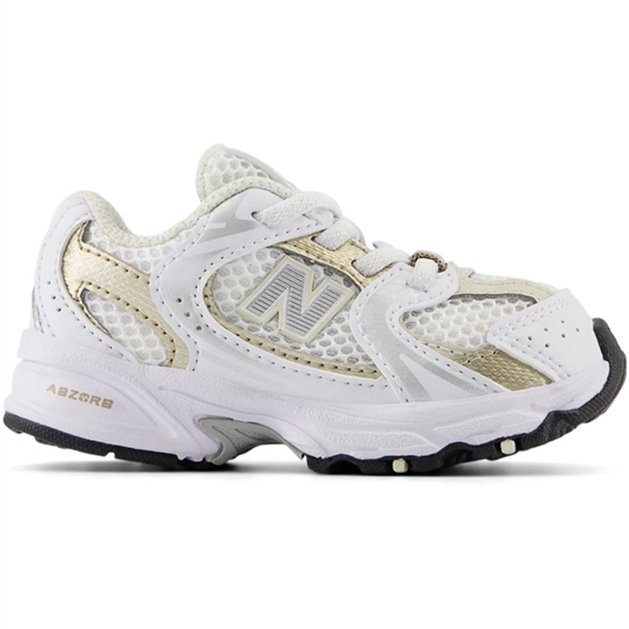 New Balance 530 Kids Bungee Lace Sneakers White