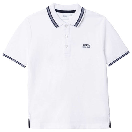 Hugo Boss Boy Short Sleeve Polo White