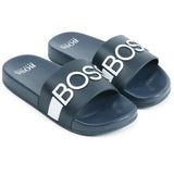 Hugo Boss Aqua Slides Navy