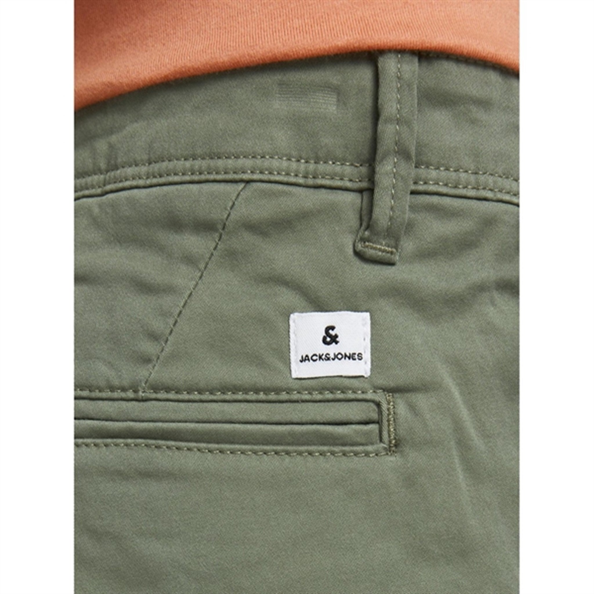 Jack & Jones Junior Deep Lichen Green Bowie Solid Shorts 7