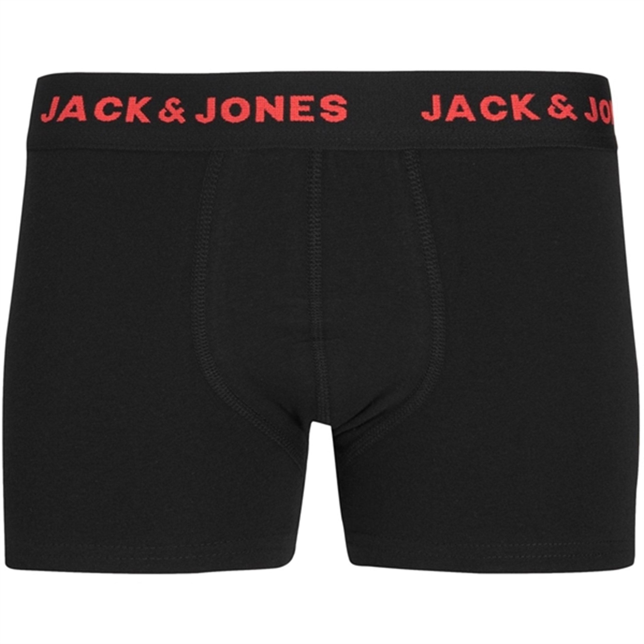 Jack & Jones Junior Black Basic Bokser shorts 7-pakning Noos 2
