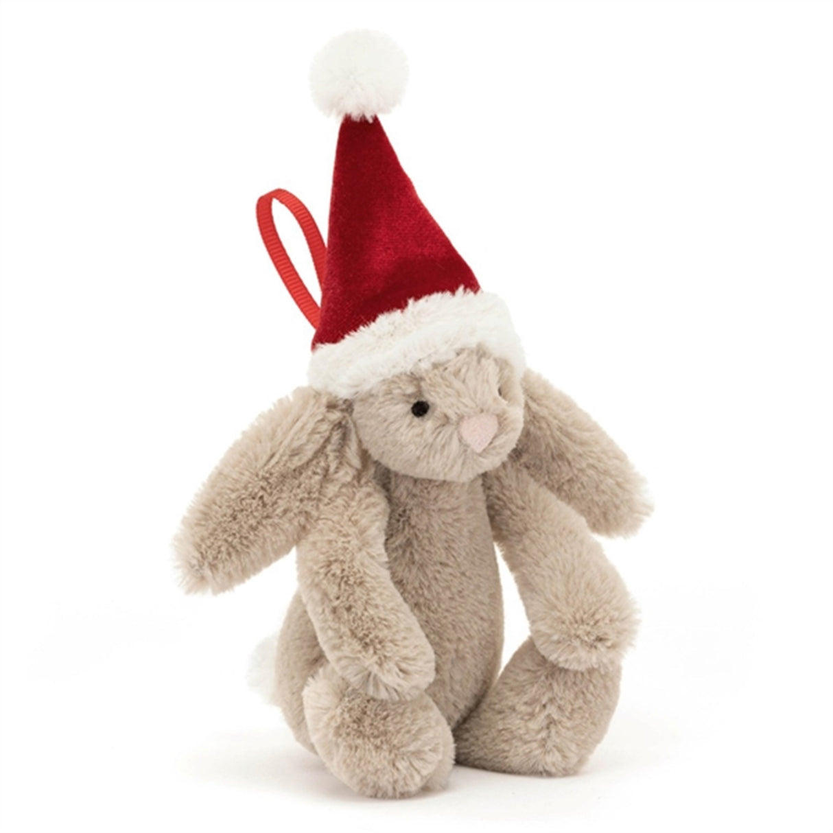 Jellycat Bashful Christmas Bunny Decoration 13 cm