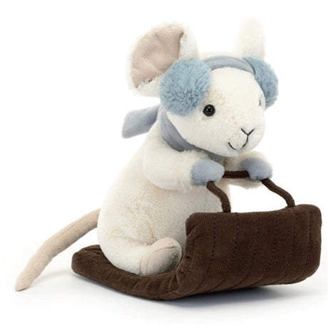 Jellycat Merry Mouse Sleighing 18 cm