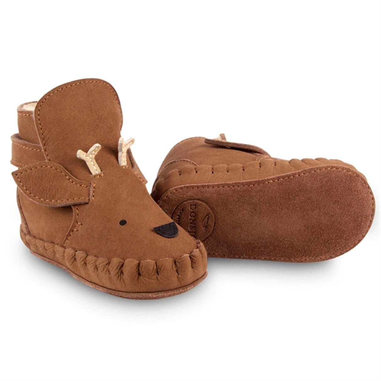 Donsje Baby Kapi Special Lining Futter Stag Hazelnut Nubuck