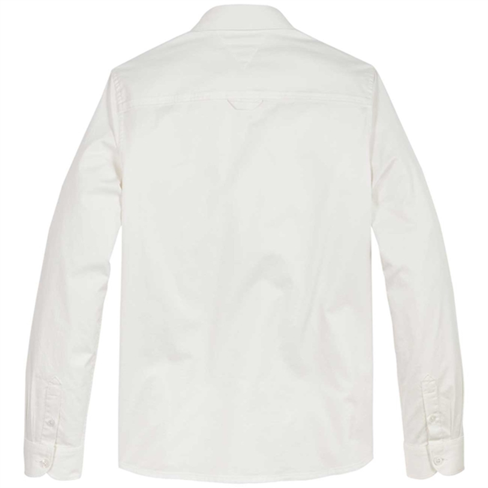 Tommy Hilfiger Stretch Twill Tonal Logo Skjorte White 3