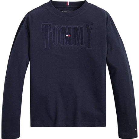 Tommy Hilfiger Cord Applique Genser Desert Sky