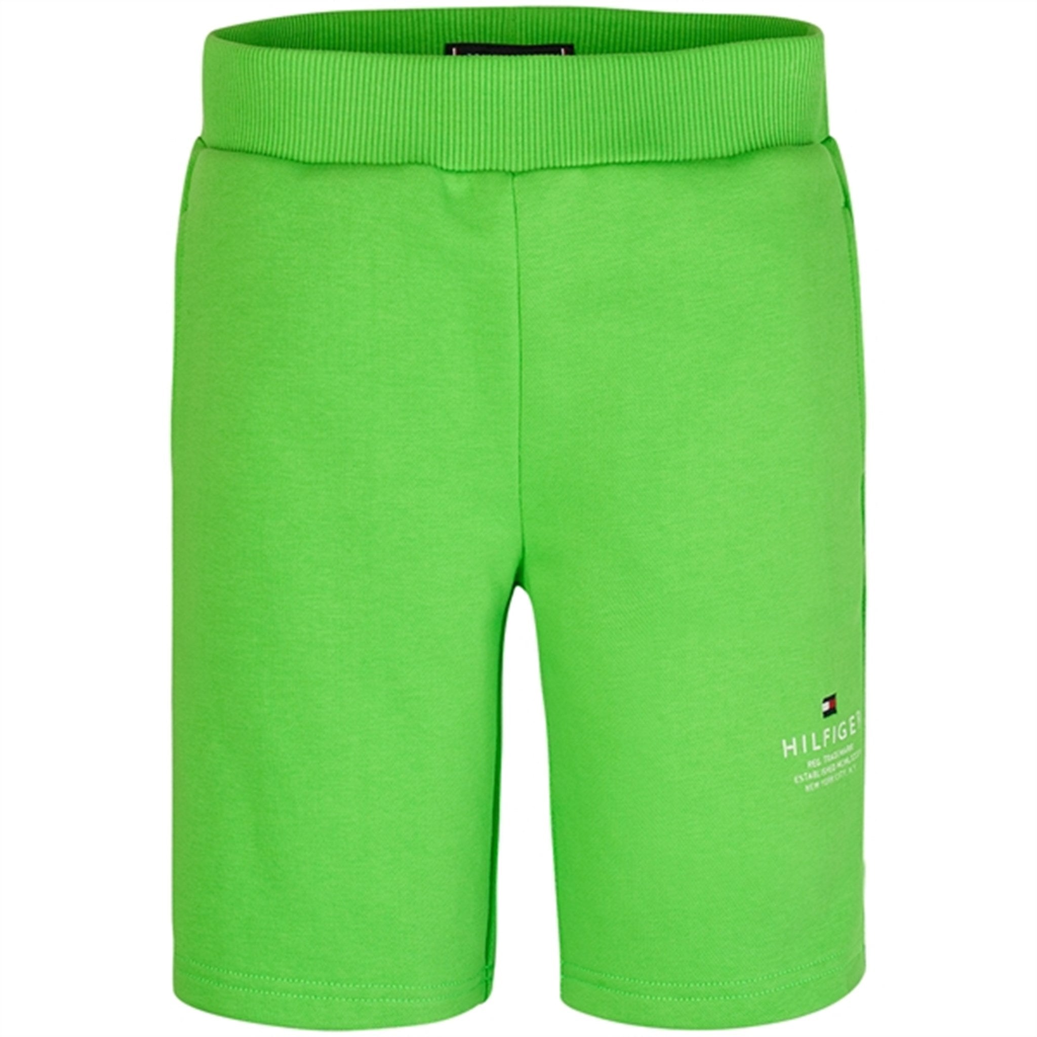 Tommy Hilfiger Logo Sweat Shorts Spring Lime