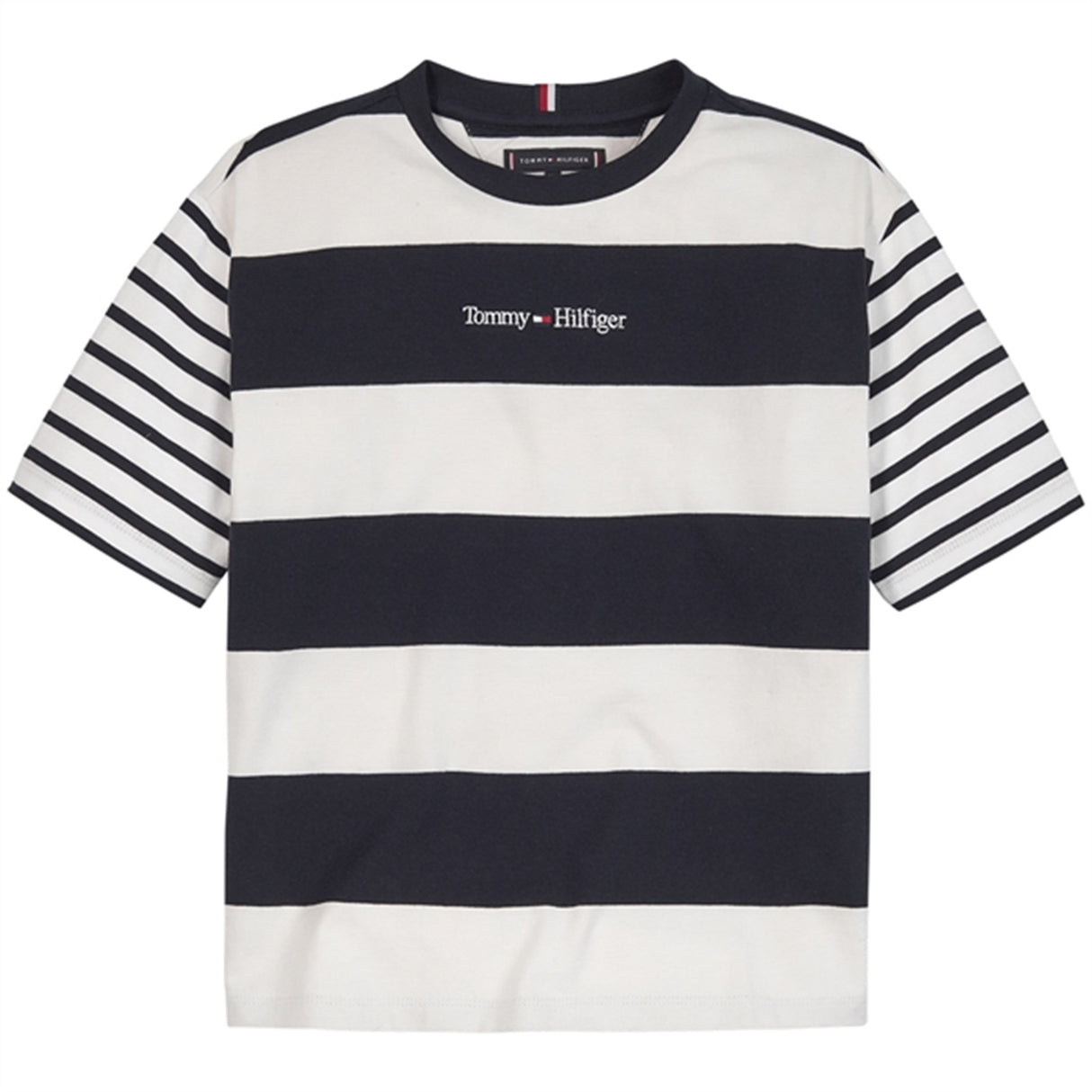 Tommy Hilfiger Ball Stripe Logo T-shirt Desert Sky