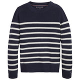 Tommy Hilfiger Classic Breton Striped Strikk Desert Sky