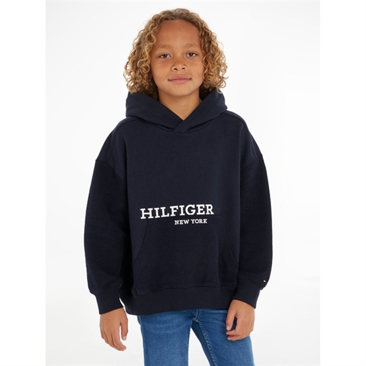 Tommy Hilfiger Hilfiger Logo Hettegenser Desert Sky 2