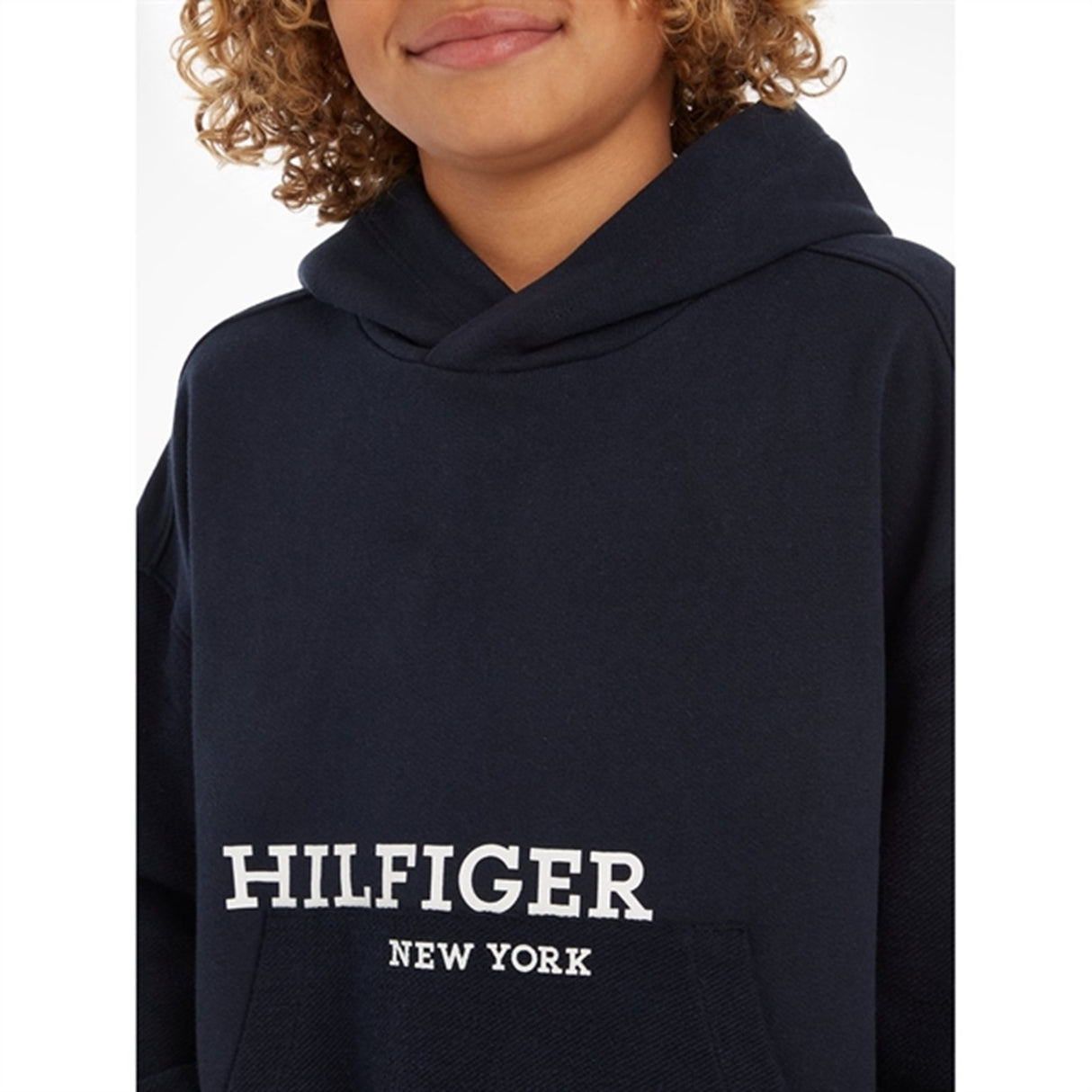 Tommy Hilfiger Hilfiger Logo Hettegenser Desert Sky 3