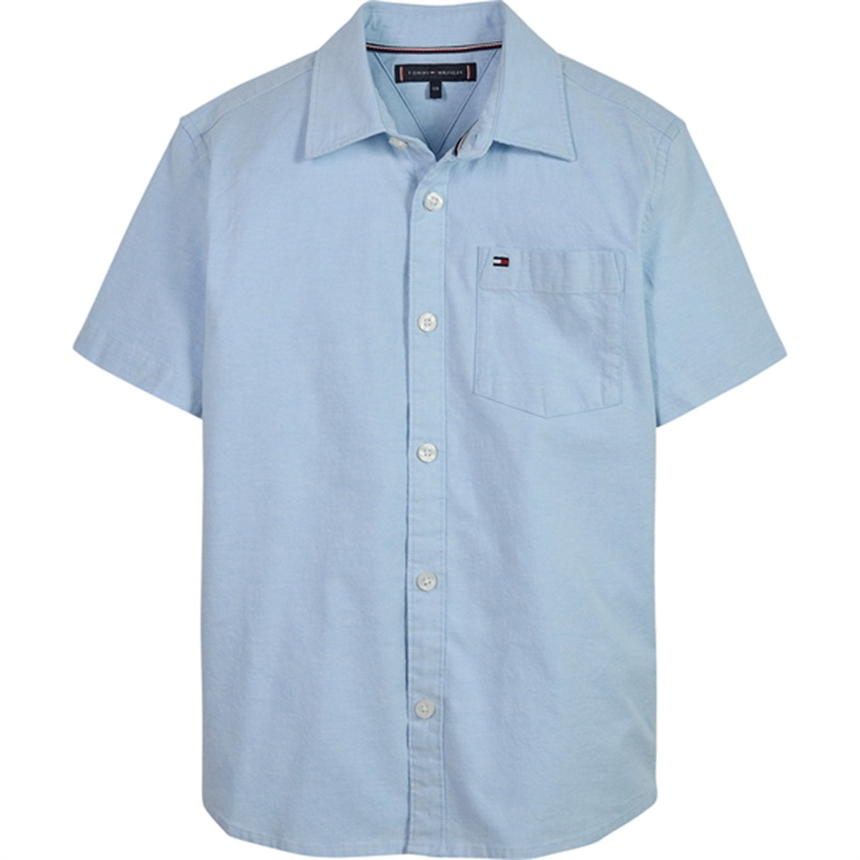 Tommy Hilfiger Stretch Oxford Skjorte Shoreside Blue