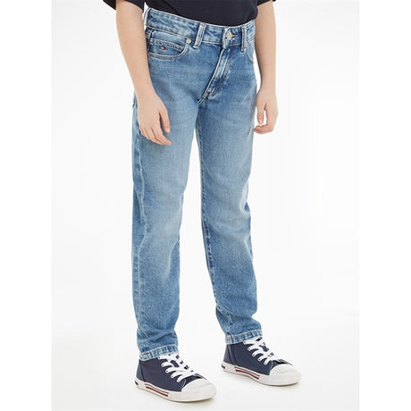 Tommy Hilfiger Modern Straight Mid Blue Wash Jeans Openendmid