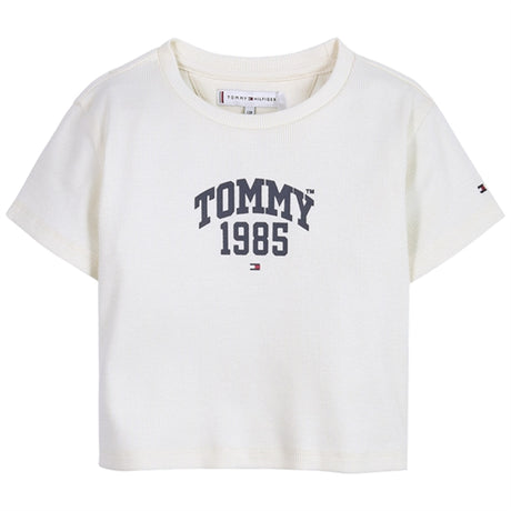 Tommy Hilfiger Tommy Varsity Rib T-shirt White