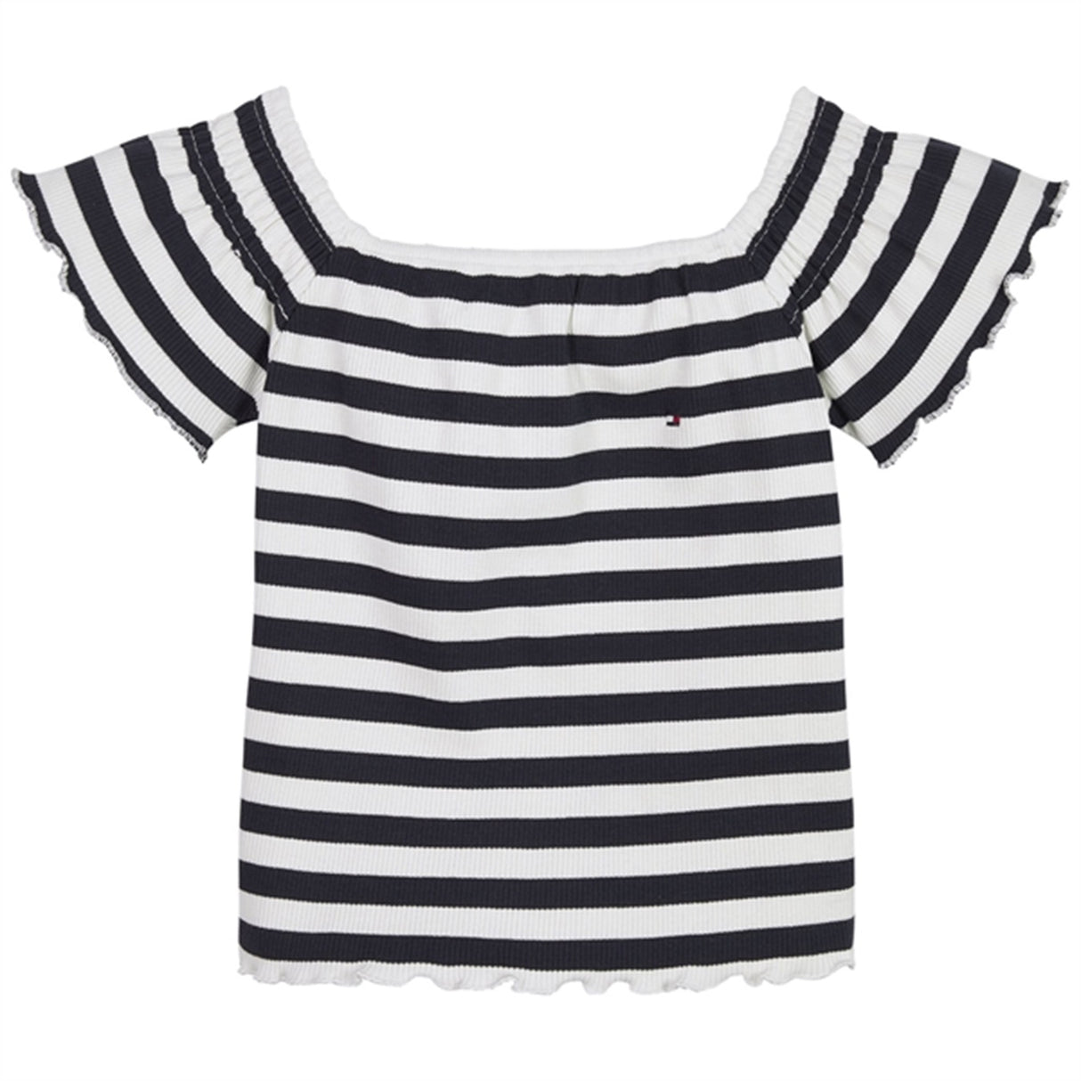 Tommy Hilfiger Tommy Varsity Rib T-shirt Desert Sky Stripe