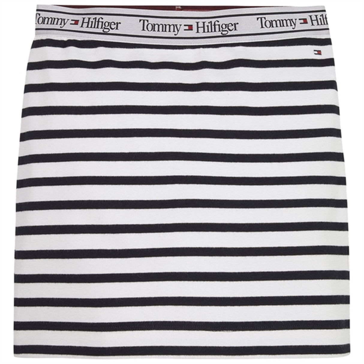 Tommy Hilfiger Tommy Graphic Stripe Rib Skjørt Desert Sky Stripe