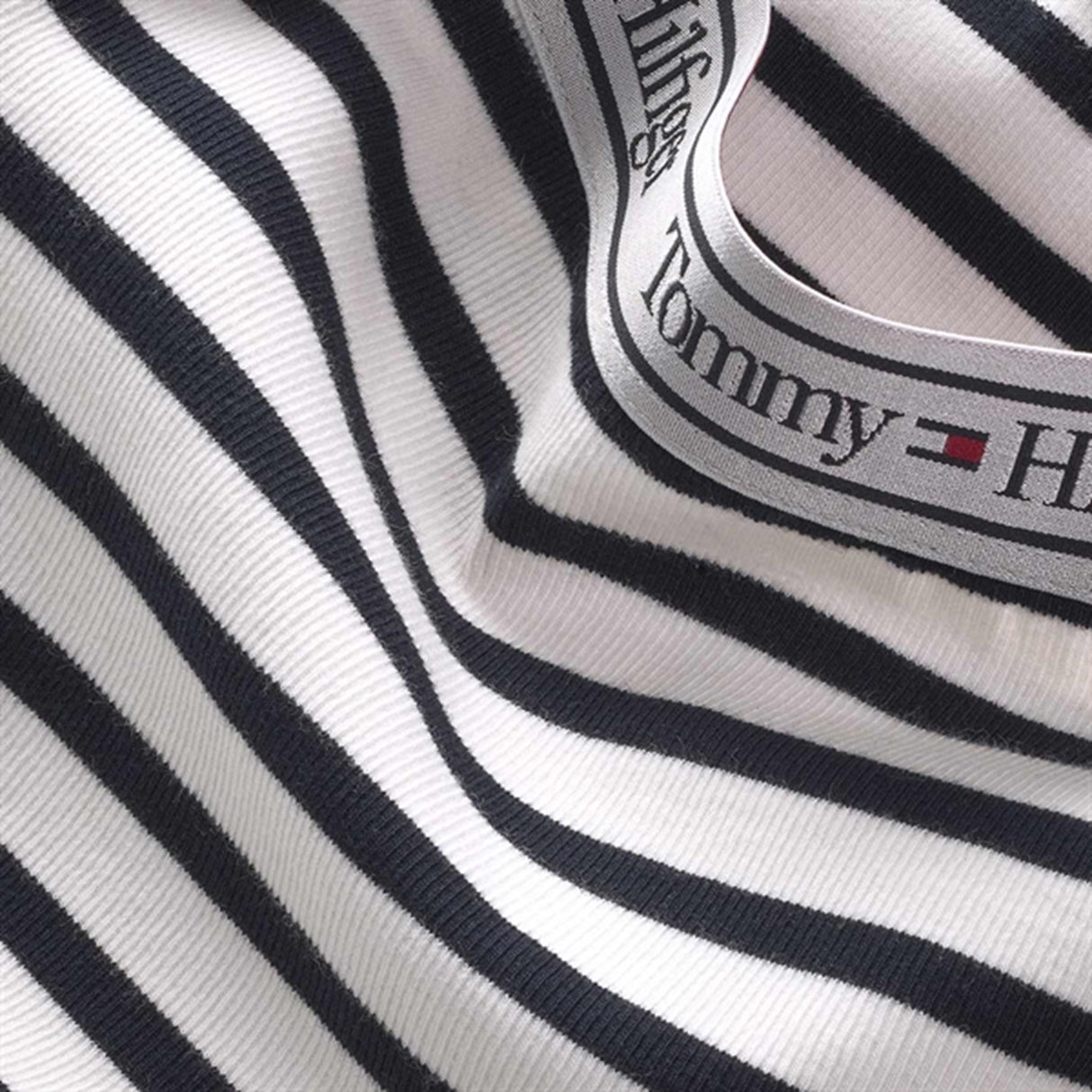 Tommy Hilfiger Tommy Graphic Stripe Rib Skjørt Desert Sky Stripe 2