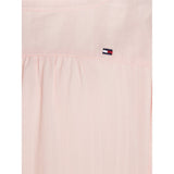 Tommy Hilfiger Global Stripe Tape Detail Kjole Pink Crystal 5