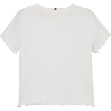 Tommy Hilfiger Essential Rib Bluse White 6