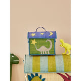 RICE Dinosaur Theme Opbevaringkurv med Hank Ekstra Lille