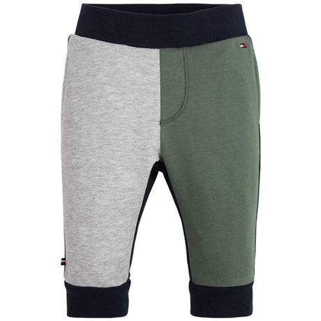 Tommy Hilfiger Baby Logo Colorblock Sweatpants Avalon Green Colorblock