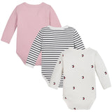 Tommy Hilfiger Baby Body Gaveeske 3-Pak Pink Shade 2