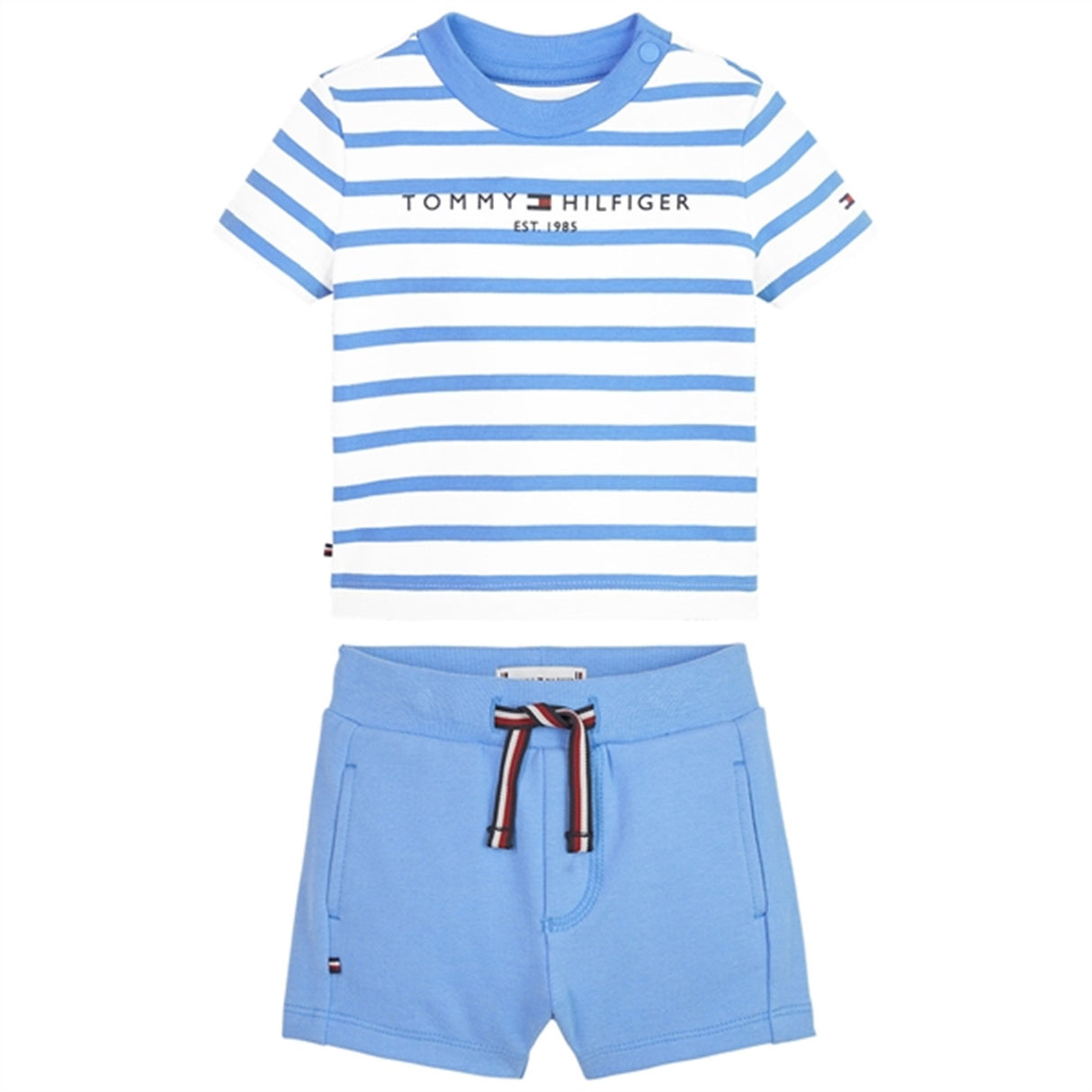 Tommy Hilfiger Baby Essential Striped Sett Skysail