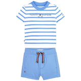 Tommy Hilfiger Baby Essential Striped Sett Skysail