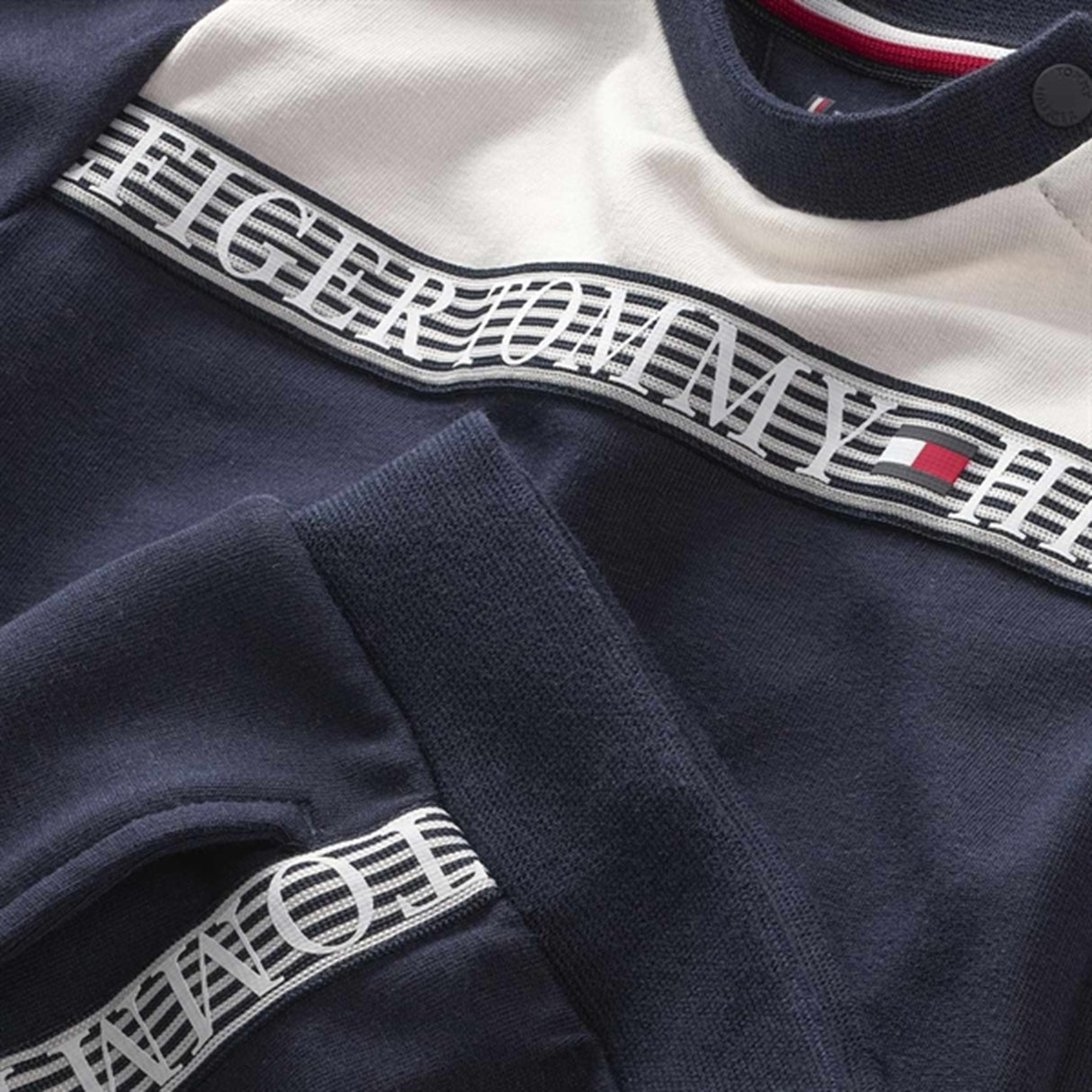 Tommy Hilfiger Baby Tape Crewneck Sett Desert Sky 2