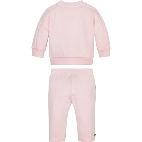 Tommy Hilfiger Baby Tape Crewneck Sett Faint Pink 2