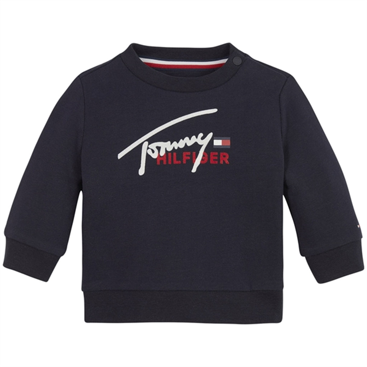 Tommy Hilfiger Baby Script Logo Collegegenser Desert Sky