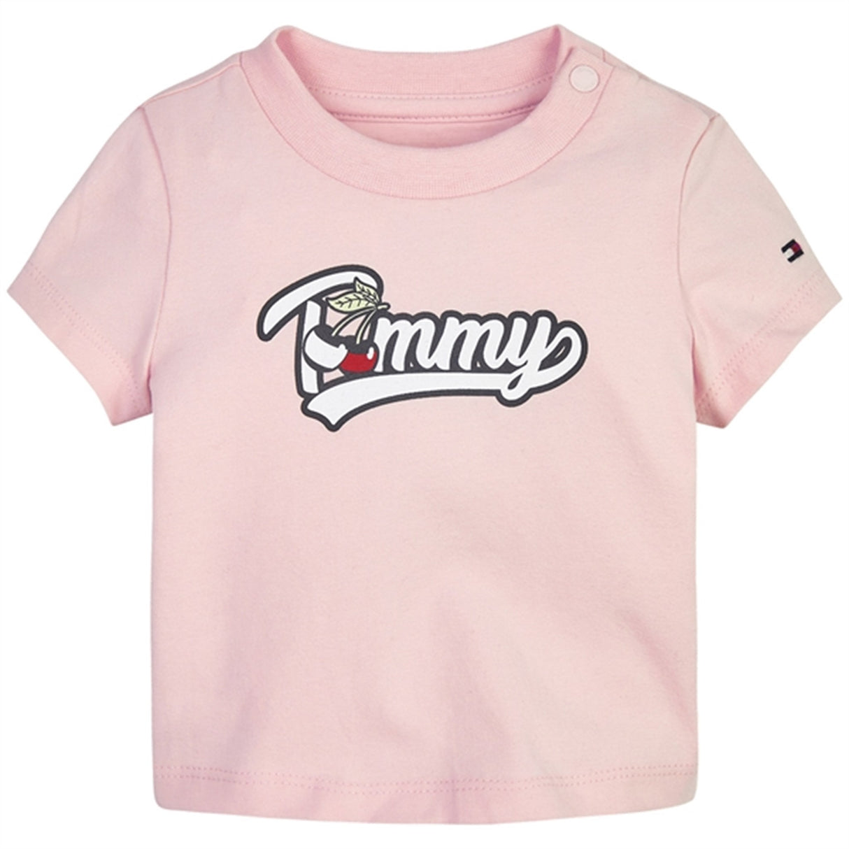 Tommy Hilfiger Baby Cherry Tommy T-shirt Faint Pink