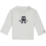 Tommy Hilfiger Baby Monogram Genser New Light Grey Heather