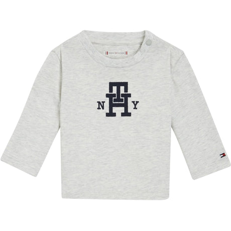 Tommy Hilfiger Baby Monogram Genser New Light Grey Heather