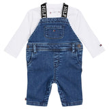 Tommy Hilfiger Baby Denim Dungaree Sett Denim Medium