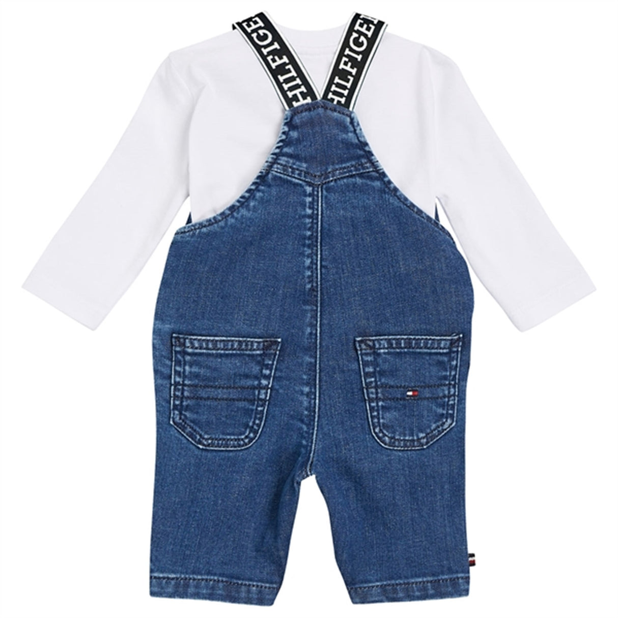 Tommy Hilfiger Baby Denim Dungaree Sett Denim Medium 2