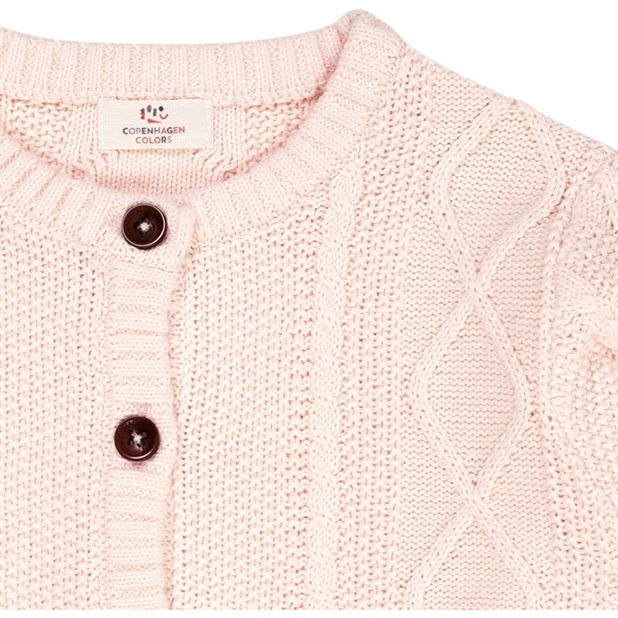 Copenhagen Colors Soft Pink Strikk Cardigan 3