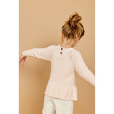 Copenhagen Colors Soft Pink Strikk Pullover m. Dikkedarer 4