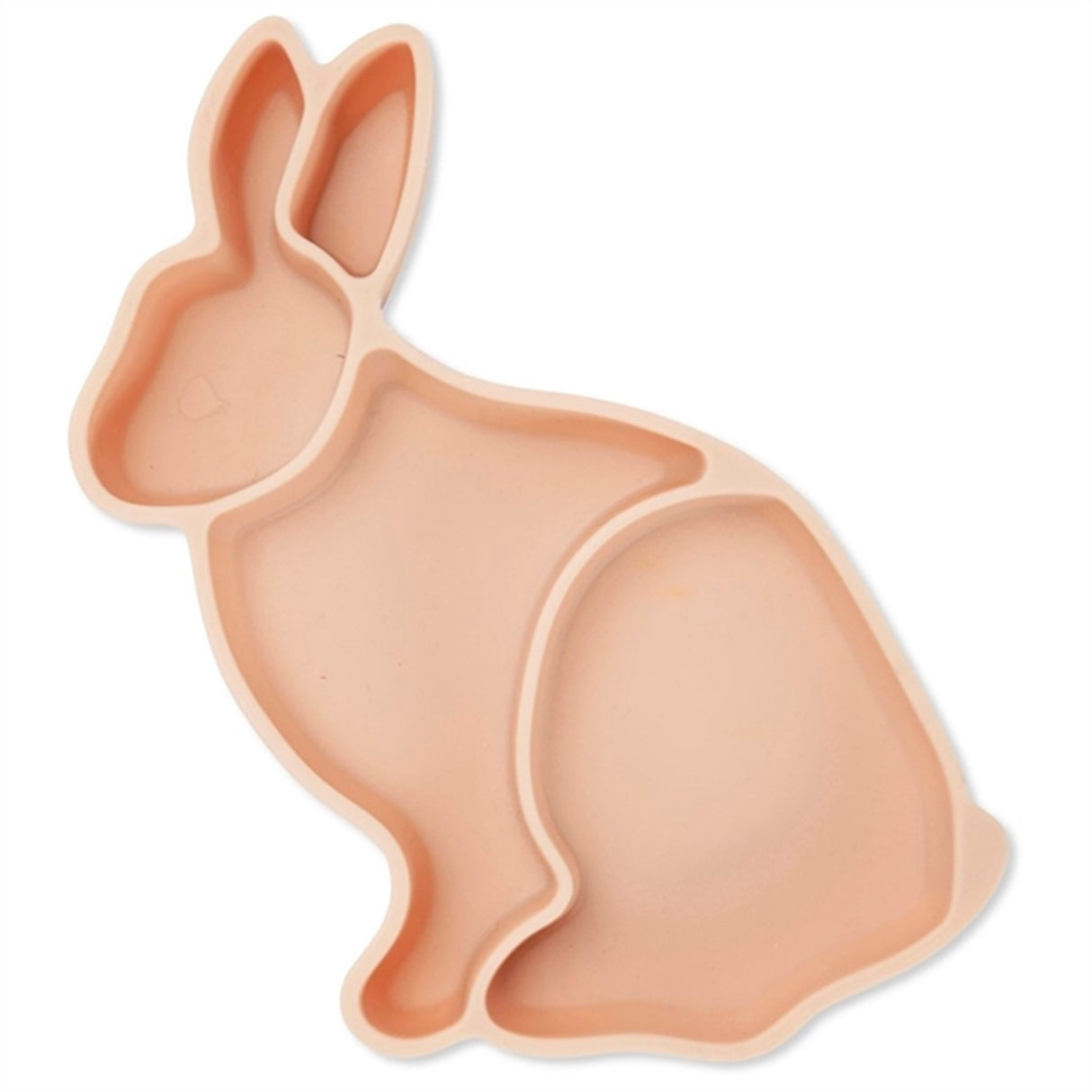 Konges Sløjd Bunny Skål Silikone Rose Sand