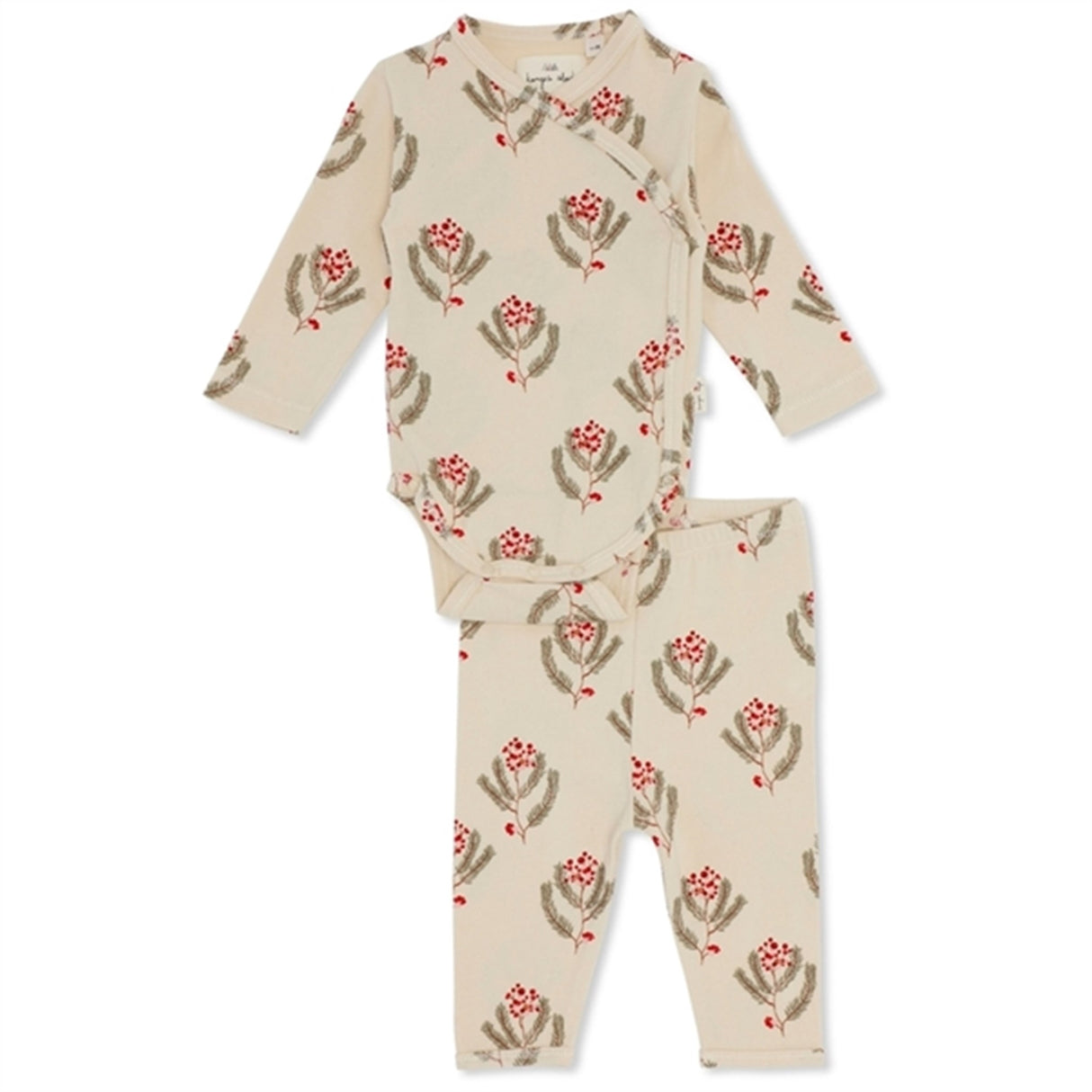 Konges Sløjd Christmas Newborn Sæt Christmas Vintage Flower