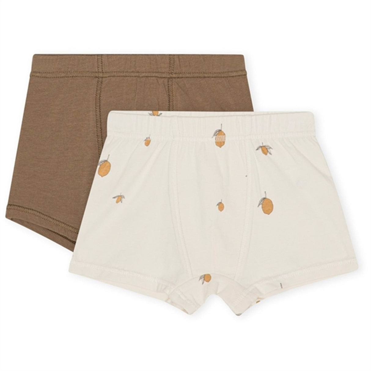 Konges Sløjd Basic Boxershorts 2-pakning Lemon/Shitake