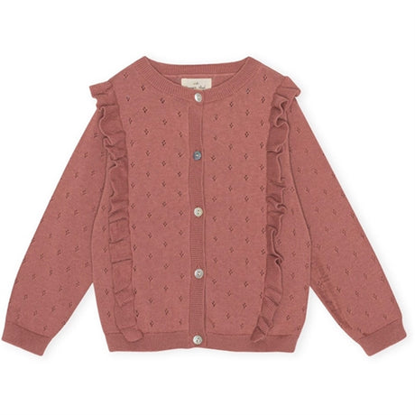 Konges Sløjd Burlwood Luella Strikk Frill Cardigan