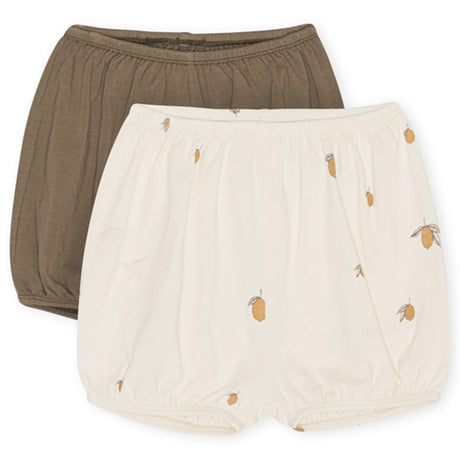 Konges Sløjd Lemon/Shitake Basic Bloomers 2-pakning