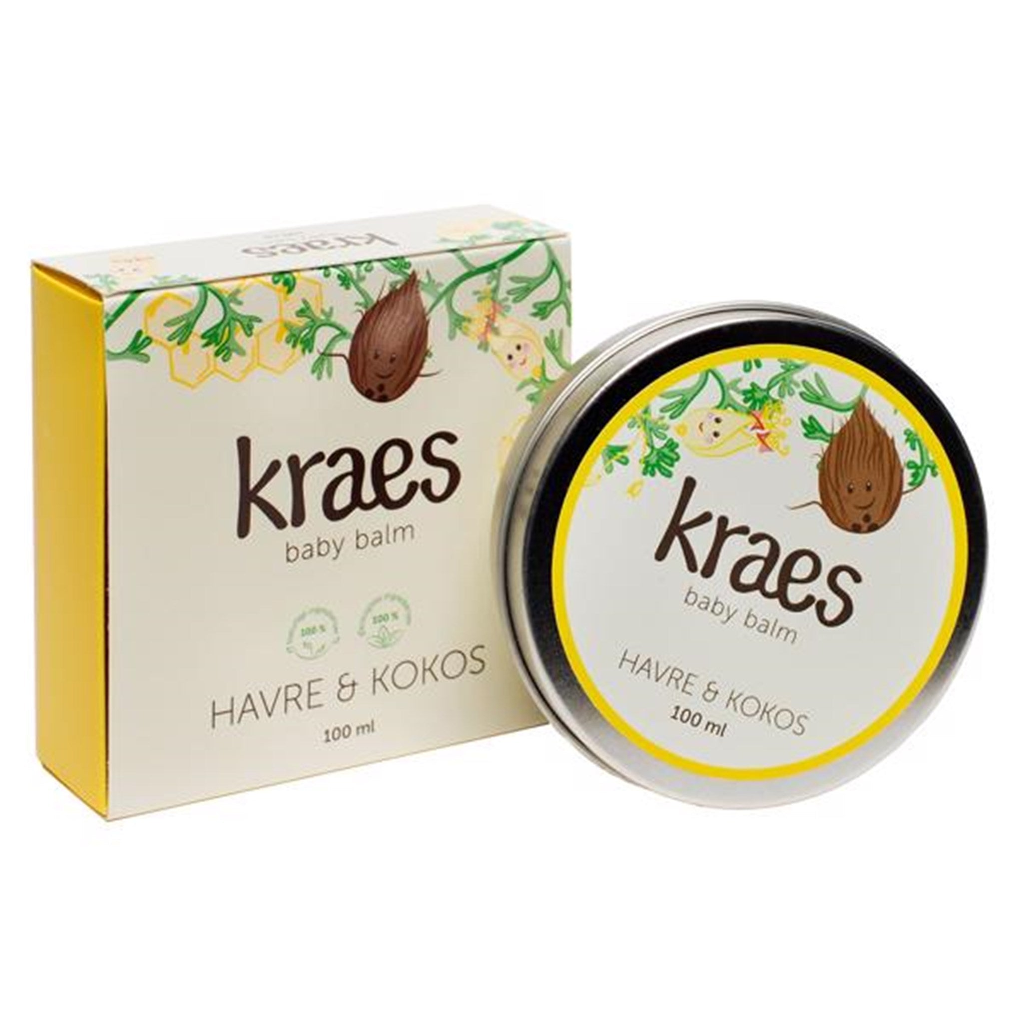 Kraes Baby Balm Havre/Kokos 100 ml