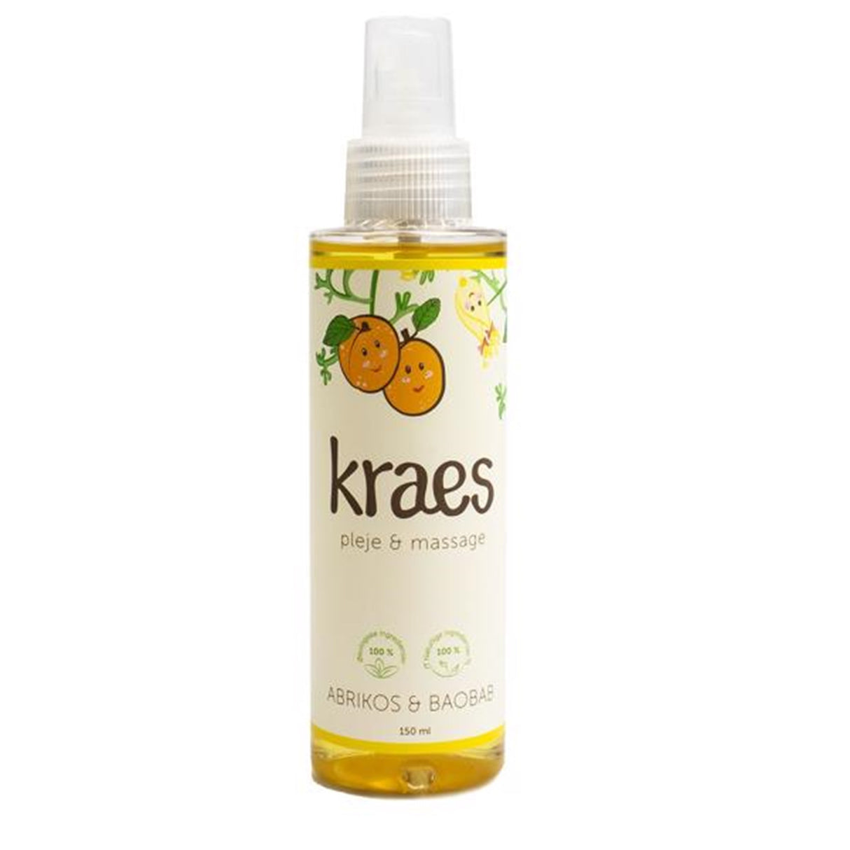 Kraes Pleje & Massage Abrikos/Baobab 150 ml