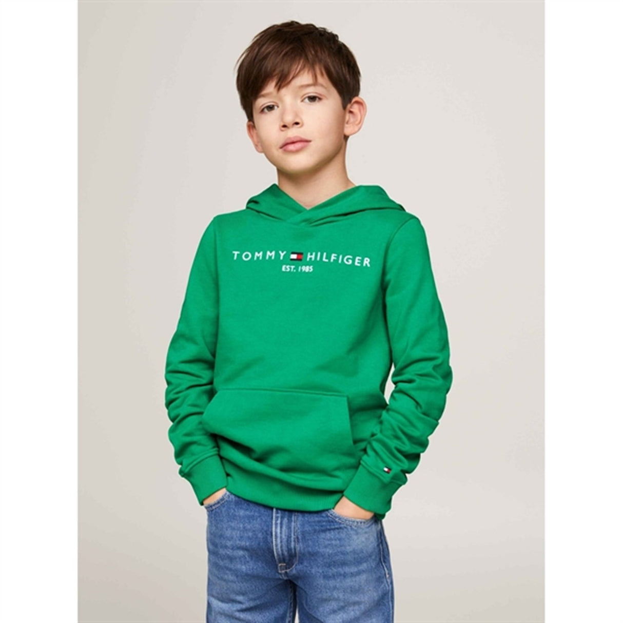 Tommy Hilfiger Essential Hettegenser Olympic Green 4