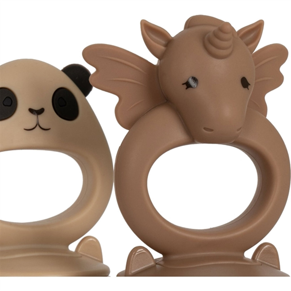 Konges Sløjd Fruit Feeder Unicorn & Panda 2-Pakning Shell/Blush 3