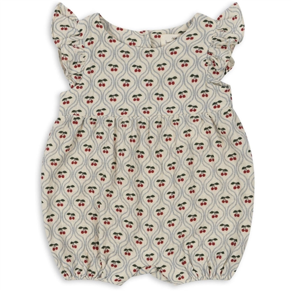 Konges Sløjd Cherry Motif Coco Frill Romper