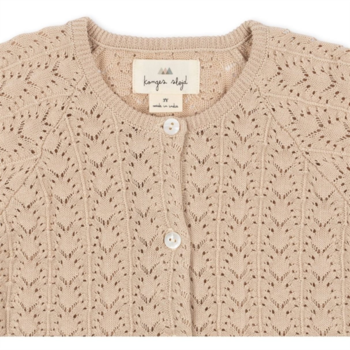 Konges Sløjd Light Rose Cypres Strikk Cardigan 3