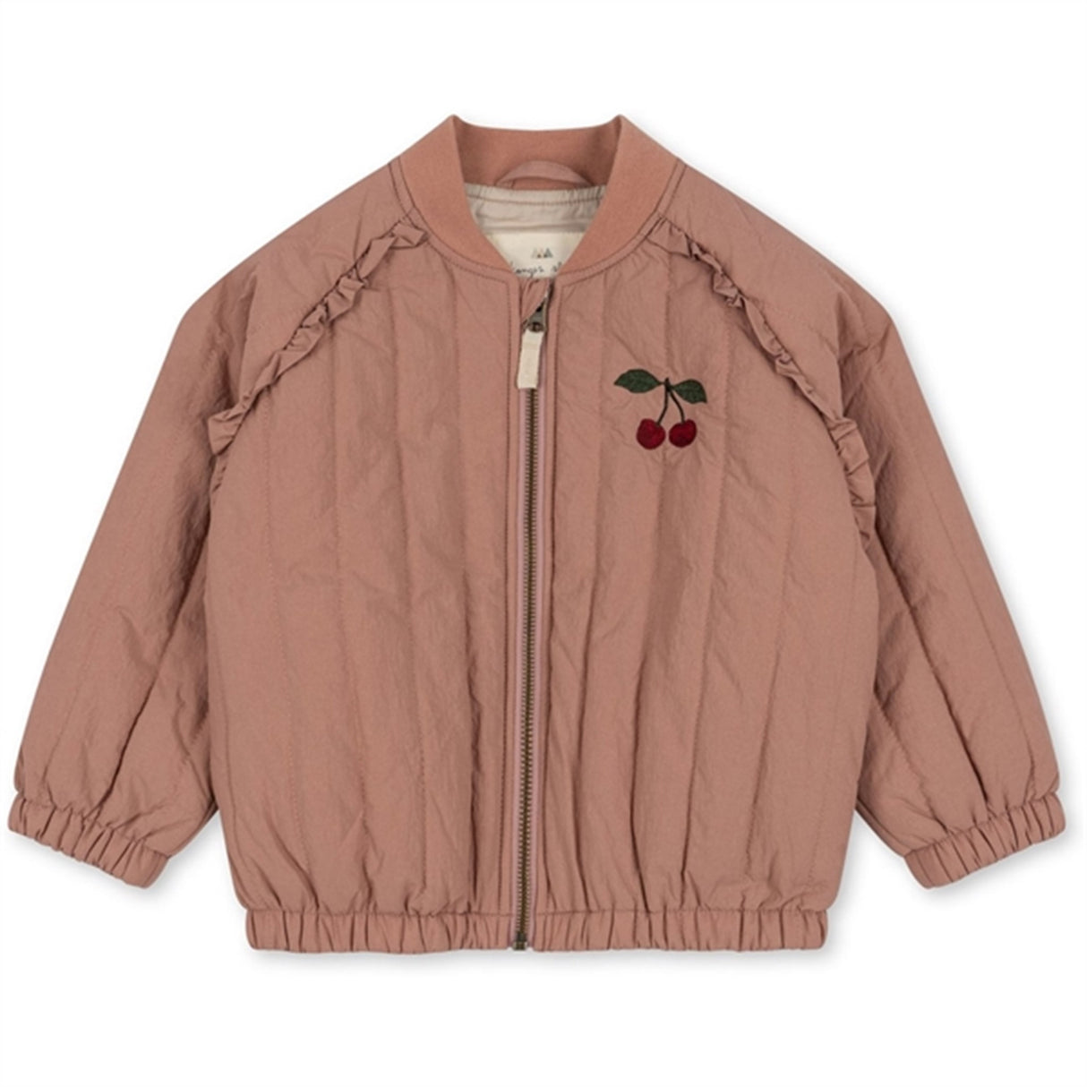 Konges Sløjd Juno Frill Bomber Termo Jakke Cameo Brown